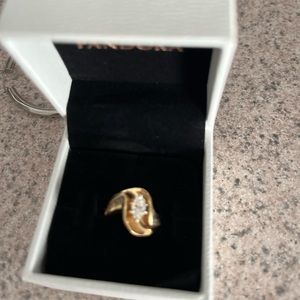 14k gold .33 diamond ring